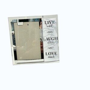 Live, Laugh, Love Mirrored Picture Frame.